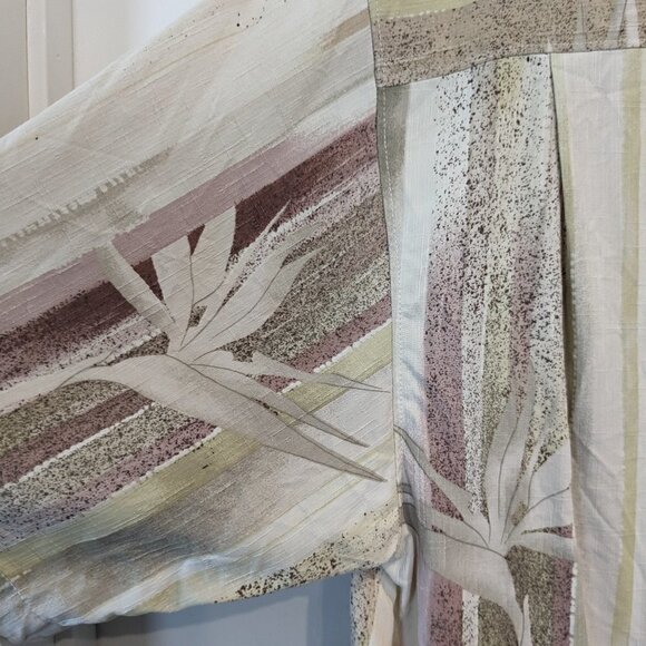 Tommy Bahama Shirt Men Medium Button Front Hawaiian Birds of Paradise 100% Silk - Picture 12 of 16